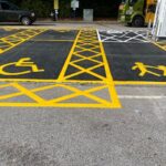 line marking Great Yarmouth